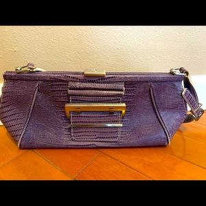Purple Charles David handbag - excellent condition